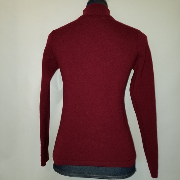 #1189 Preowned Stephanie Parks Wool Turtleneck S - Picture 6 of 9